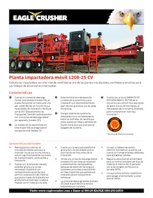 Bauschutt-Recyclinganlagen Eagle Crusher 1200-25 CV