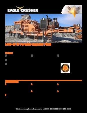 Bauschutt-Recyclinganlagen Eagle Crusher 1400-45 CV