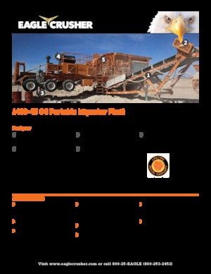 Bauschutt-Recyclinganlagen Eagle Crusher 1400-45 OC