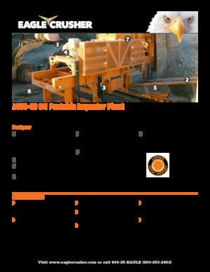 Bauschutt-Recyclinganlagen Eagle Crusher 1600-69 OC