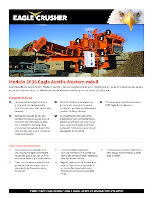 Bauschutt-Recyclinganlagen Eagle Crusher 2036 Eagle