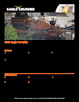 Bauschutt-Recyclinganlagen Eagle Crusher 3242 Eagle