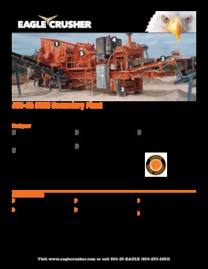 Bauschutt-Recyclinganlagen Eagle Crusher 500-05 CVSS