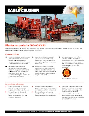 Bauschutt-Recyclinganlagen Eagle Crusher 500-05 CVSS