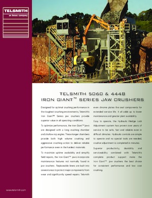 Bauschutt-Recyclinganlagen Telsmith 4448