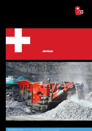 Bauschutt-Recyclinganlagen Gipo B 1385 FDR