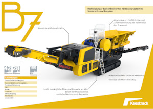 Bauschutt-Recyclinganlagen Keestrack B7