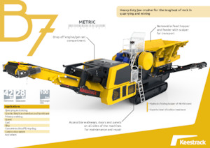 Bauschutt-Recyclinganlagen Keestrack B7