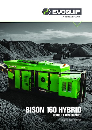Bauschutt-Recyclinganlagen EvoQuip Bison 160 HYBRID