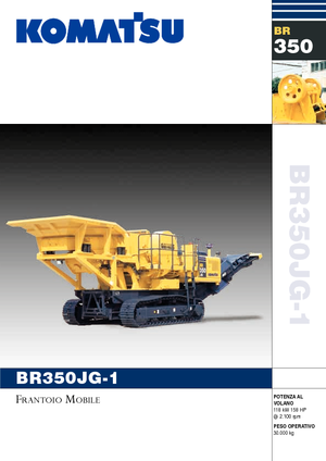 Bauschutt-Recyclinganlagen Komatsu BR350JG