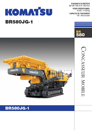 Bauschutt-Recyclinganlagen Komatsu BR580JG-1