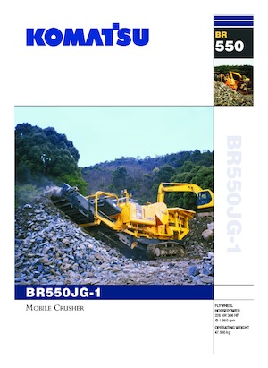Bauschutt-Recyclinganlagen Komatsu BR550JG-1