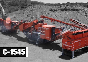Bauschutt-Recyclinganlagen Terex-Finlay C 1545