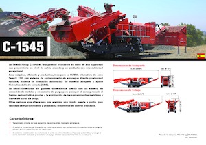 Bauschutt-Recyclinganlagen Terex-Finlay C 1545