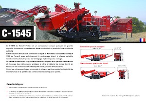 Bauschutt-Recyclinganlagen Terex-Finlay C 1545