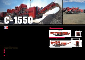 Bauschutt-Recyclinganlagen Terex-Finlay C 1550