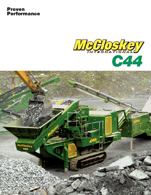 Bauschutt-Recyclinganlagen McCloskey C44