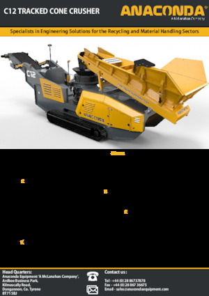 Bauschutt-Recyclinganlagen Anaconda C12