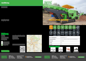 Bauschutt-Recyclinganlagen RESTA CH2G
