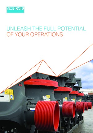 Bauschutt-Recyclinganlagen Sandvik CH440