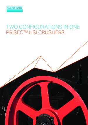 Bauschutt-Recyclinganlagen Sandvik CI711 HSI