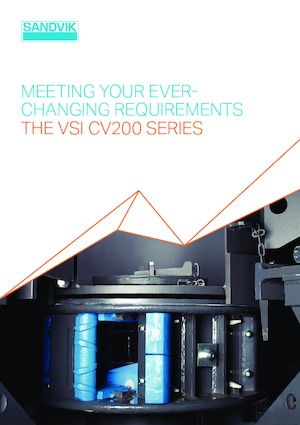 Bauschutt-Recyclinganlagen Sandvik CV215 VSI