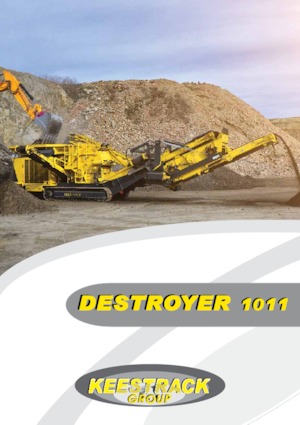 Bauschutt-Recyclinganlagen Keestrack Destroyer 1011