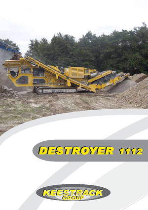 Bauschutt-Recyclinganlagen Keestrack Destroyer 1112 C