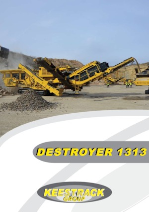 Bauschutt-Recyclinganlagen Keestrack Destroyer 1313 C