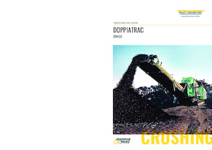 Bauschutt-Recyclinganlagen Pilot Crushtec DR400 DOUBLE-ROLL