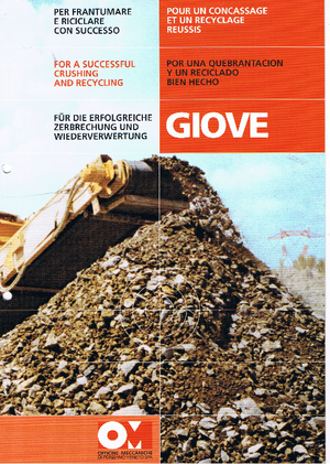 Bauschutt-Recyclinganlagen OM GIOVE