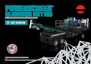 Bauschutt-Recyclinganlagen Powerscreen Gladiator MT1150