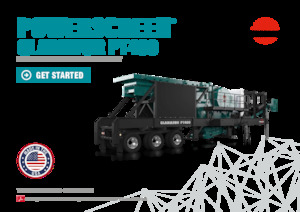 Bauschutt-Recyclinganlagen Powerscreen Gladiator PT400