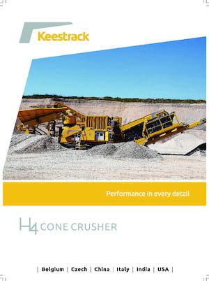Bauschutt-Recyclinganlagen Keestrack H4e