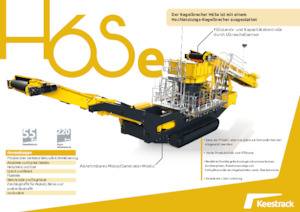 Bauschutt-Recyclinganlagen Keestrack H6Se
