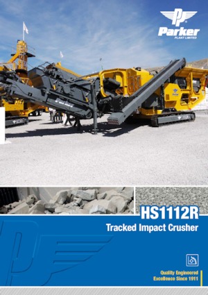 Bauschutt-Recyclinganlagen Parker HS1112R
