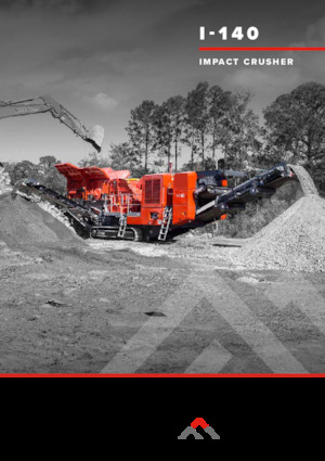 Bauschutt-Recyclinganlagen Finlay I-140