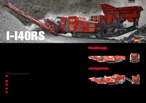 Bauschutt-Recyclinganlagen Terex-Finlay I 140 RS