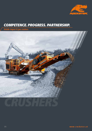 Bauschutt-Recyclinganlagen Rockster I1300rev