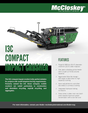 Bauschutt-Recyclinganlagen McCloskey I3C