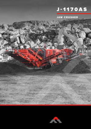 Bauschutt-Recyclinganlagen Finlay J-1170AS+