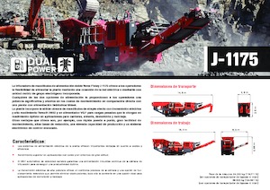 Bauschutt-Recyclinganlagen Terex-Finlay J 1175 Hybrid