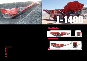 Bauschutt-Recyclinganlagen Terex-Finlay J 1480