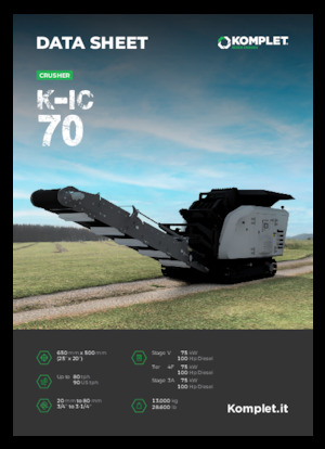 Bauschutt-Recyclinganlagen Komplet K-IC 70