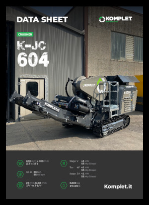 Bauschutt-Recyclinganlagen Komplet K-JC 604