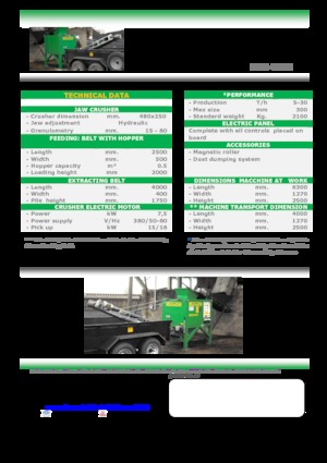 Bauschutt-Recyclinganlagen Komplet LEM 4825