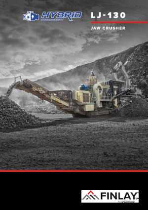 Bauschutt-Recyclinganlagen Finlay LJ-130 Hybrid 