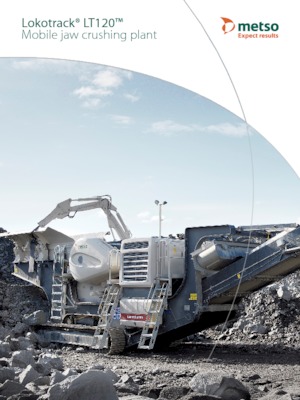 Bauschutt-Recyclinganlagen Metso Lokotrack LT 120