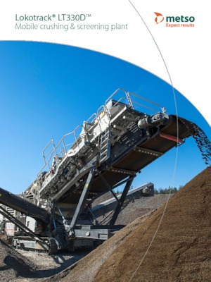 Bauschutt-Recyclinganlagen Metso Lokotrack LT 330 D