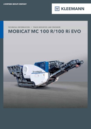 Bauschutt-Recyclinganlagen Kleemann MC 100 R EVO